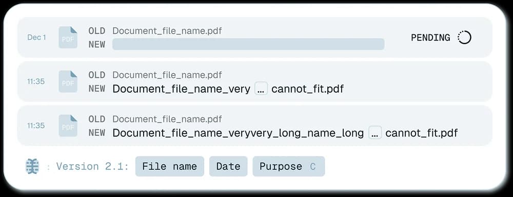 Batch files illustration